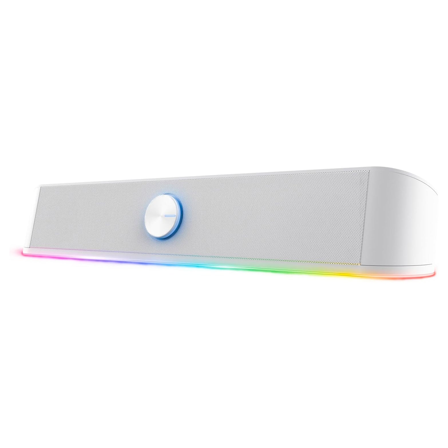 GXTrust Gaming Thorne Soundbar with RGB Lighting 12W, Stereo Computer Boxes, Jack 3.5 mm AUX, Compact 2.0 PC Speaker USB for Desktop, Laptop