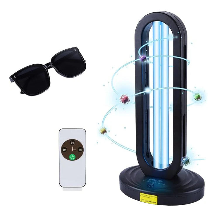 Dailytop 38W UVC Sanitizer — Hospital-Grade Home & Office Disinfection Lamp, Kills Bed Bugs, Mites & Germs, 3-Speed Timer & Remote Control