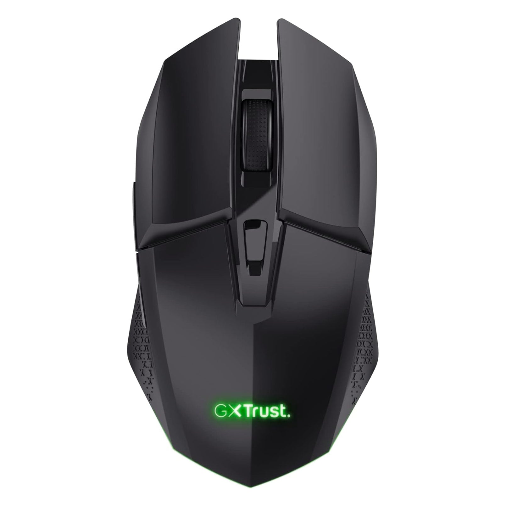 GXTrust Gaming Felox Rechargeable Wireless Gaming Mouse with Mouse Pad, 80h Playtime, 800-4800 DPI, 6 Buttons, Mouse Mat 24.5 x 21cm, RGB Computer Mouse for PC, Laptop, Windows - Black