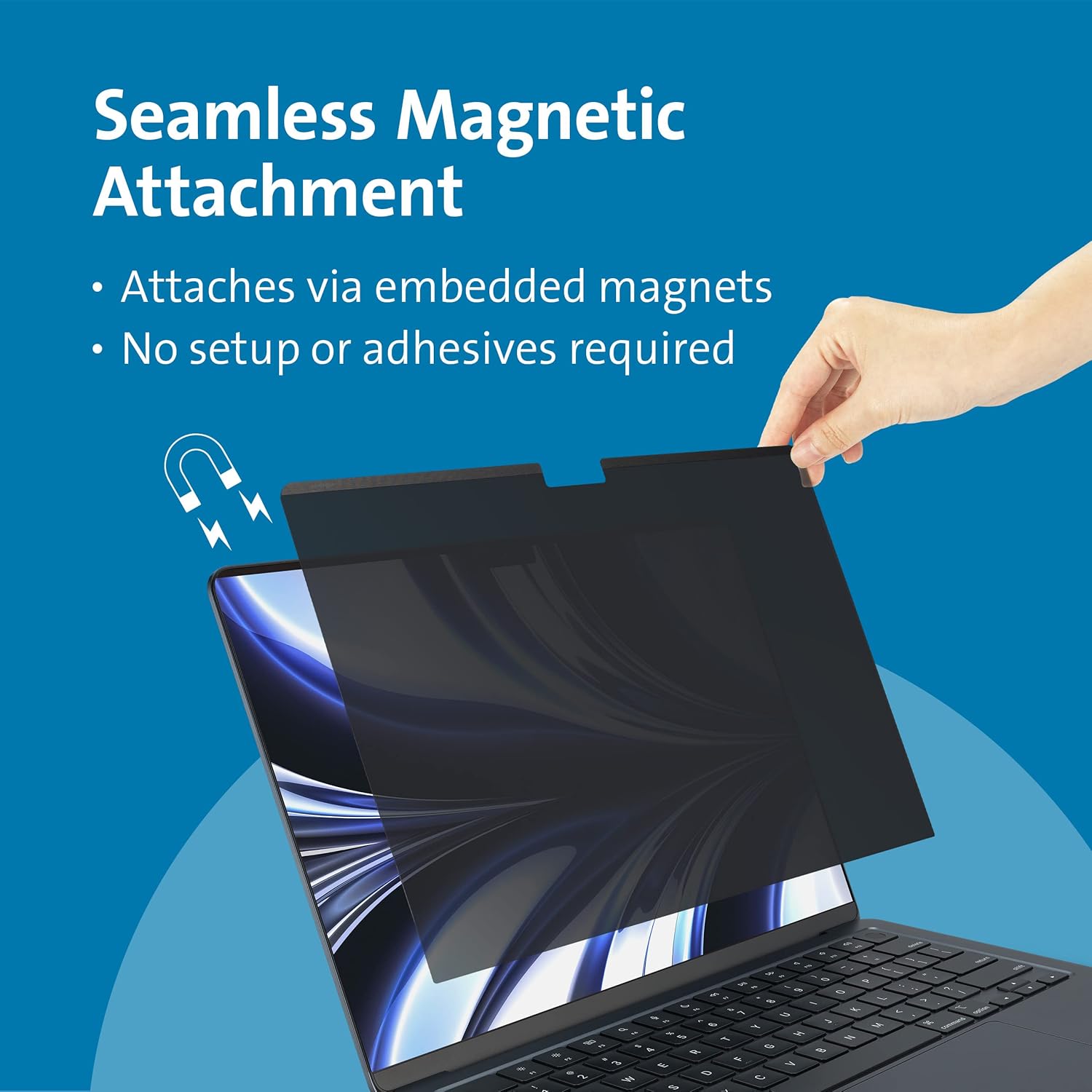 Kensington Ultra Thin Magnetic Privacy Screen for MacBook Air (M2,2022)