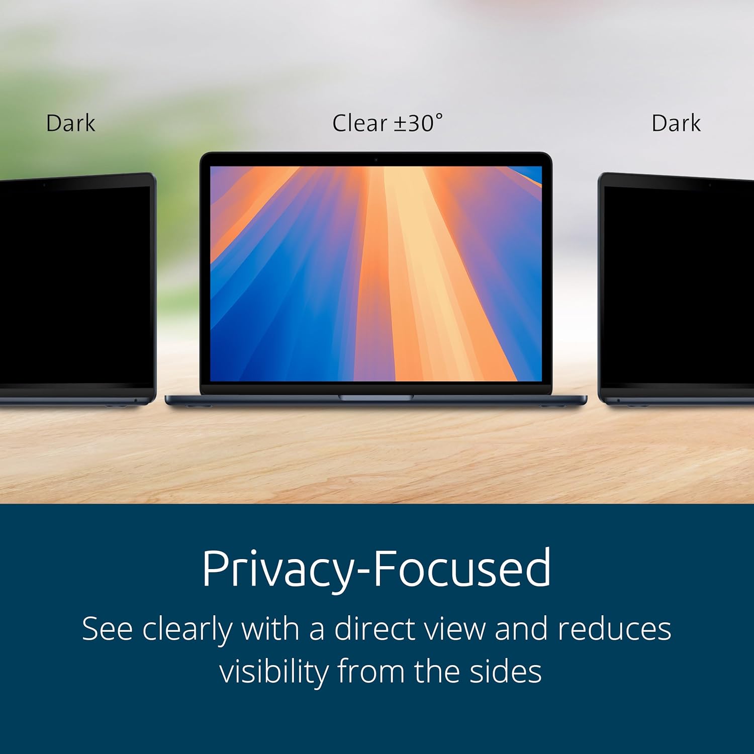 Kensington Ultra Thin Magnetic Privacy Screen for MacBook Air (M2,2022)