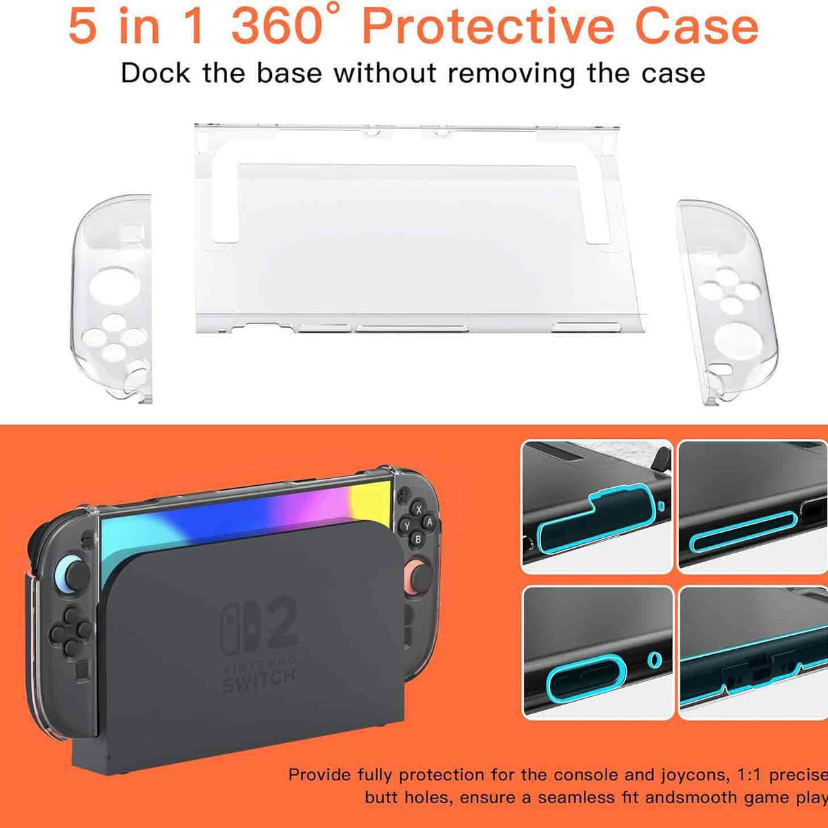 OCYEMY Carrying Case and Accessories for Nintendo Switch 2