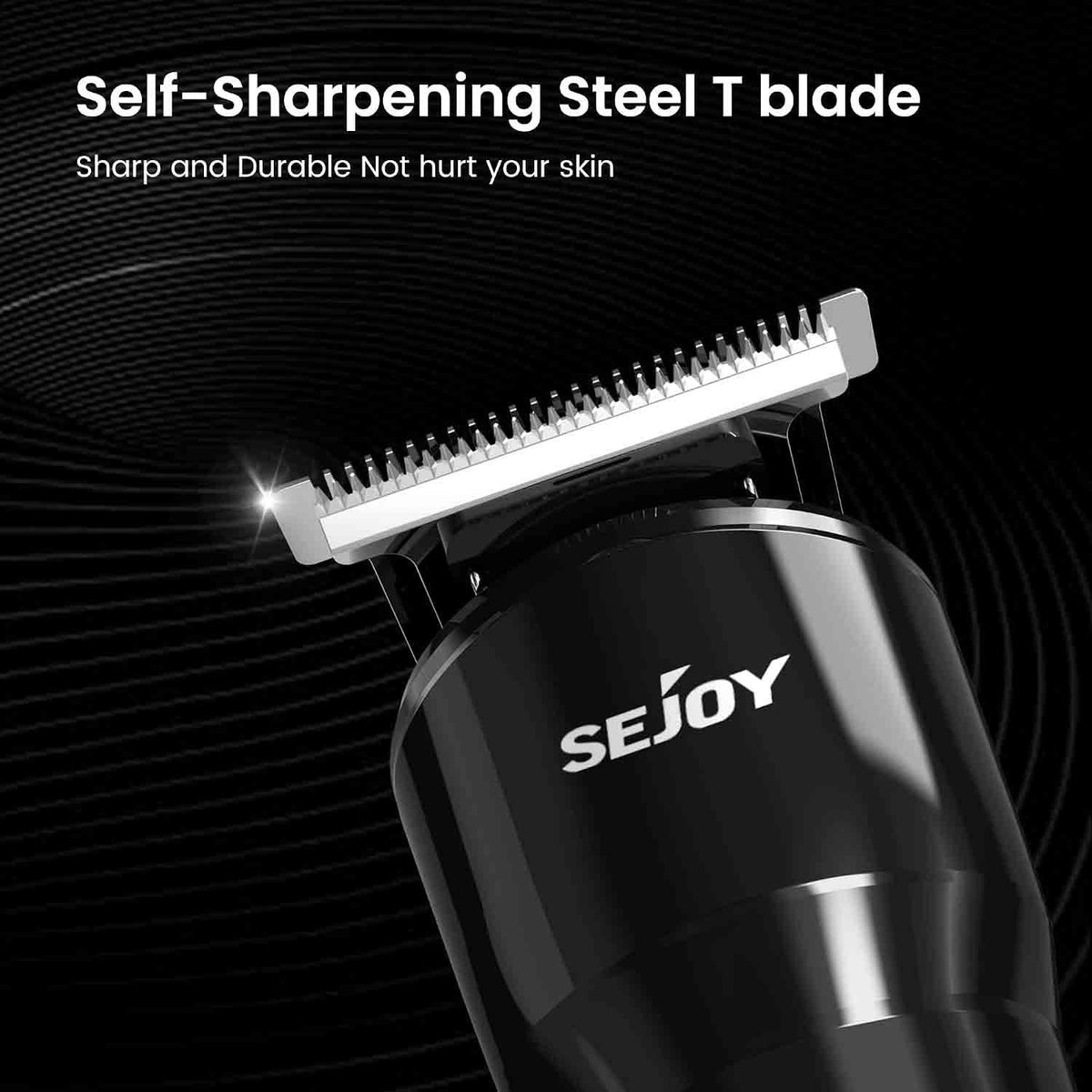 Sejoy Beardo Rechargeable Body Hair Beard Trimmer Clipper for Men