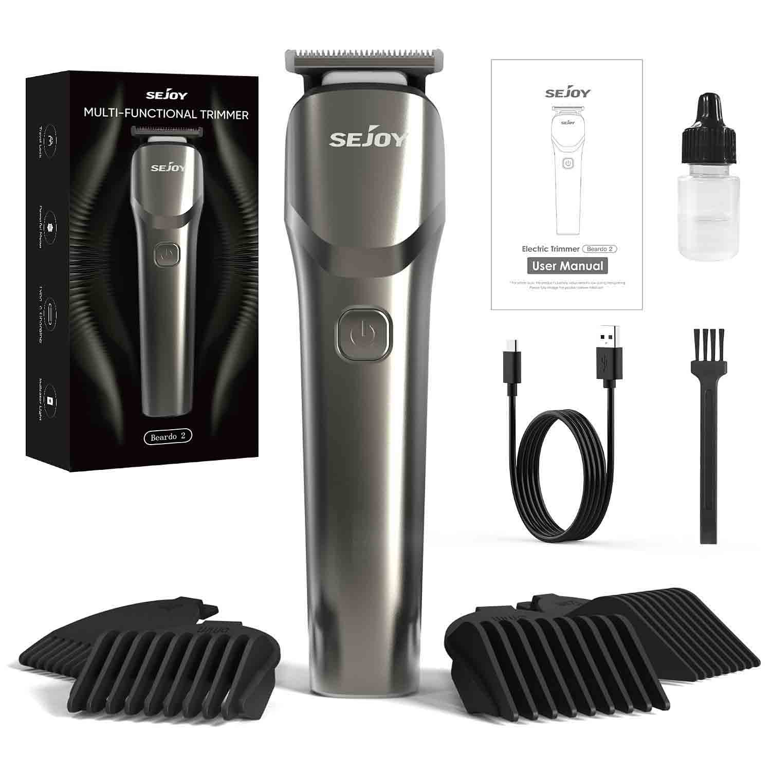 Sejoy Cordless Hair Clippers for Men Beard and Hair Trimmer