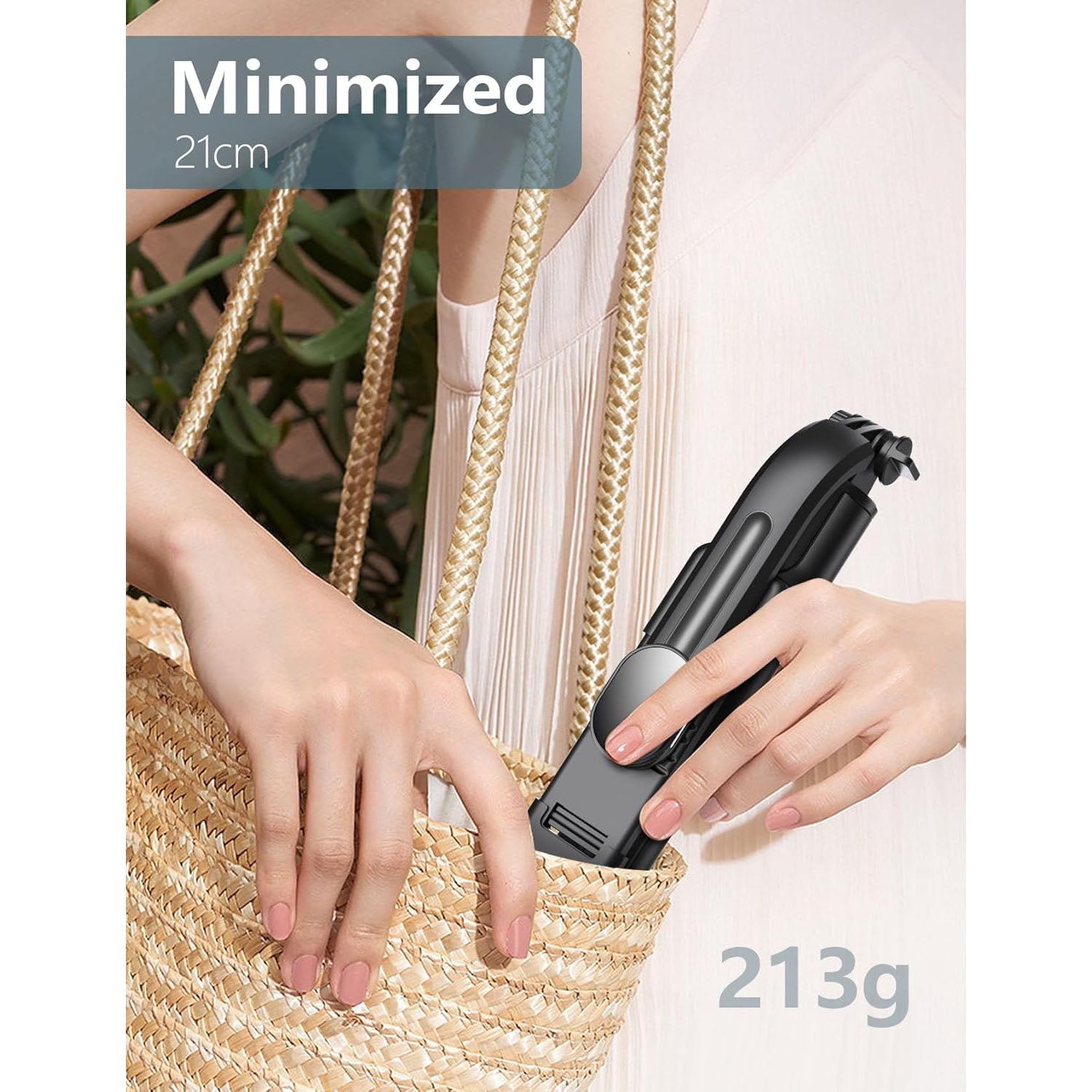 Selfie Stick Tripod with Light, 45'' Selfie Stick with Wireless Remote, Portable Phone Tripod Compatible with iP 16/15 Pro Max/15/14 Pro/14/13, Samsung S22/ S23 Ultra/Android Smartphone