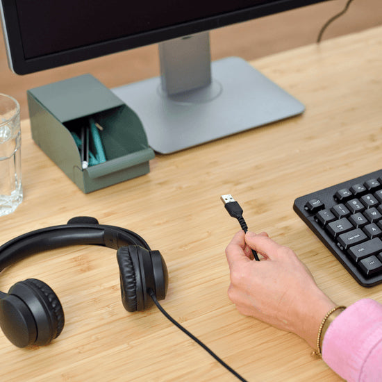 TRUST Ayda On-Ear USB PC Headset With Noise-Cancelling Microphone