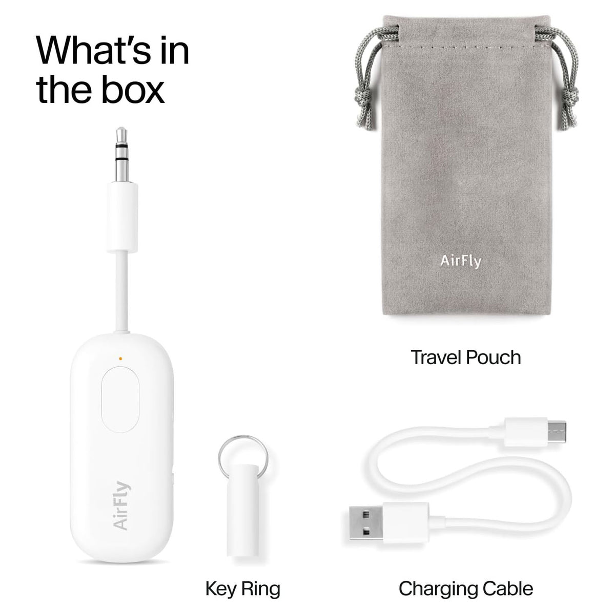 Twelve South AirFly Pro | Bluetooth Wireless Transmitter/Receiver Adapter for 2 Headphones