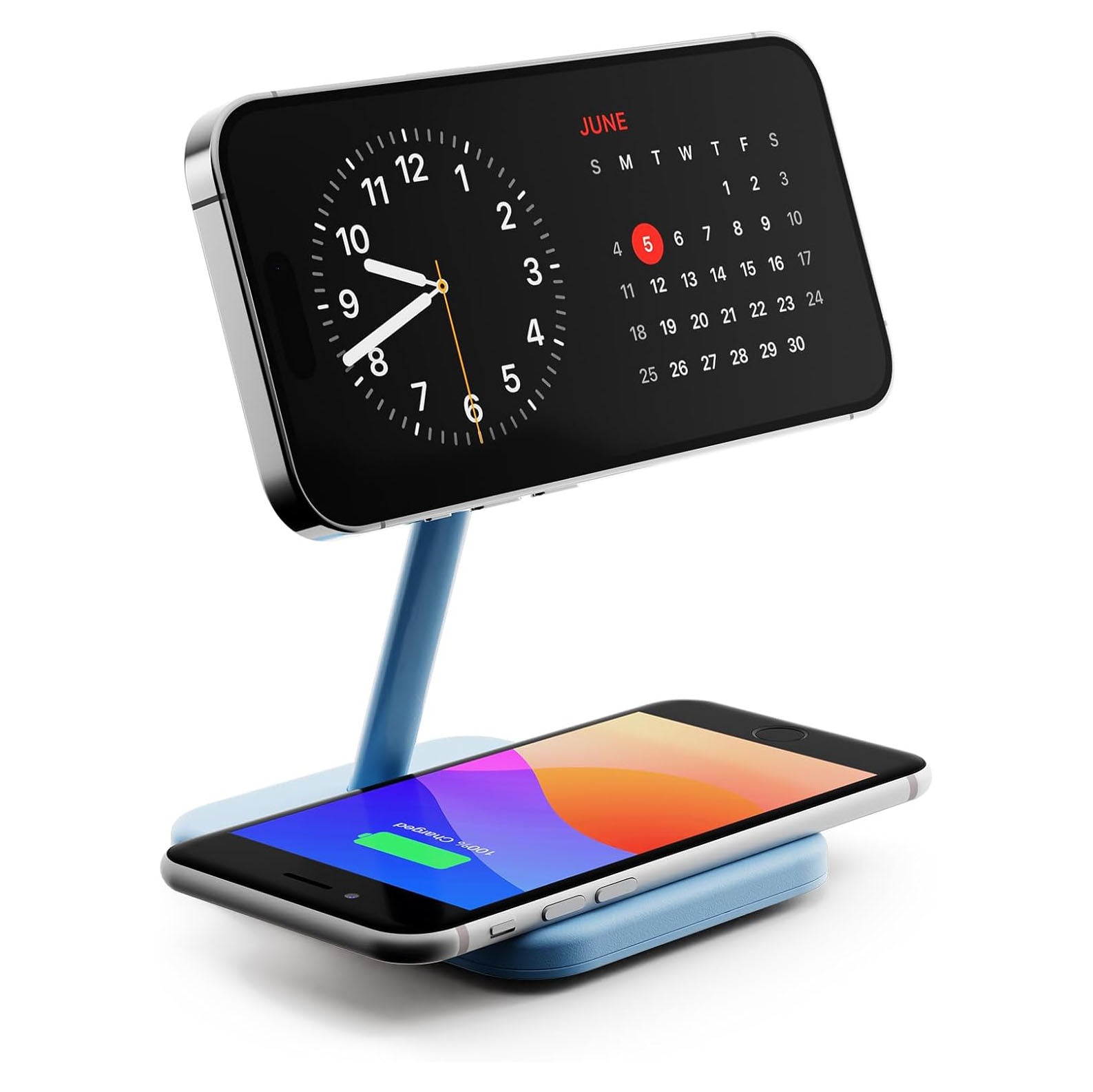 Twelve South HiRise 2 Deluxe 2-in-1 Qi2 MagSafe Fast Wireless Charging Stand