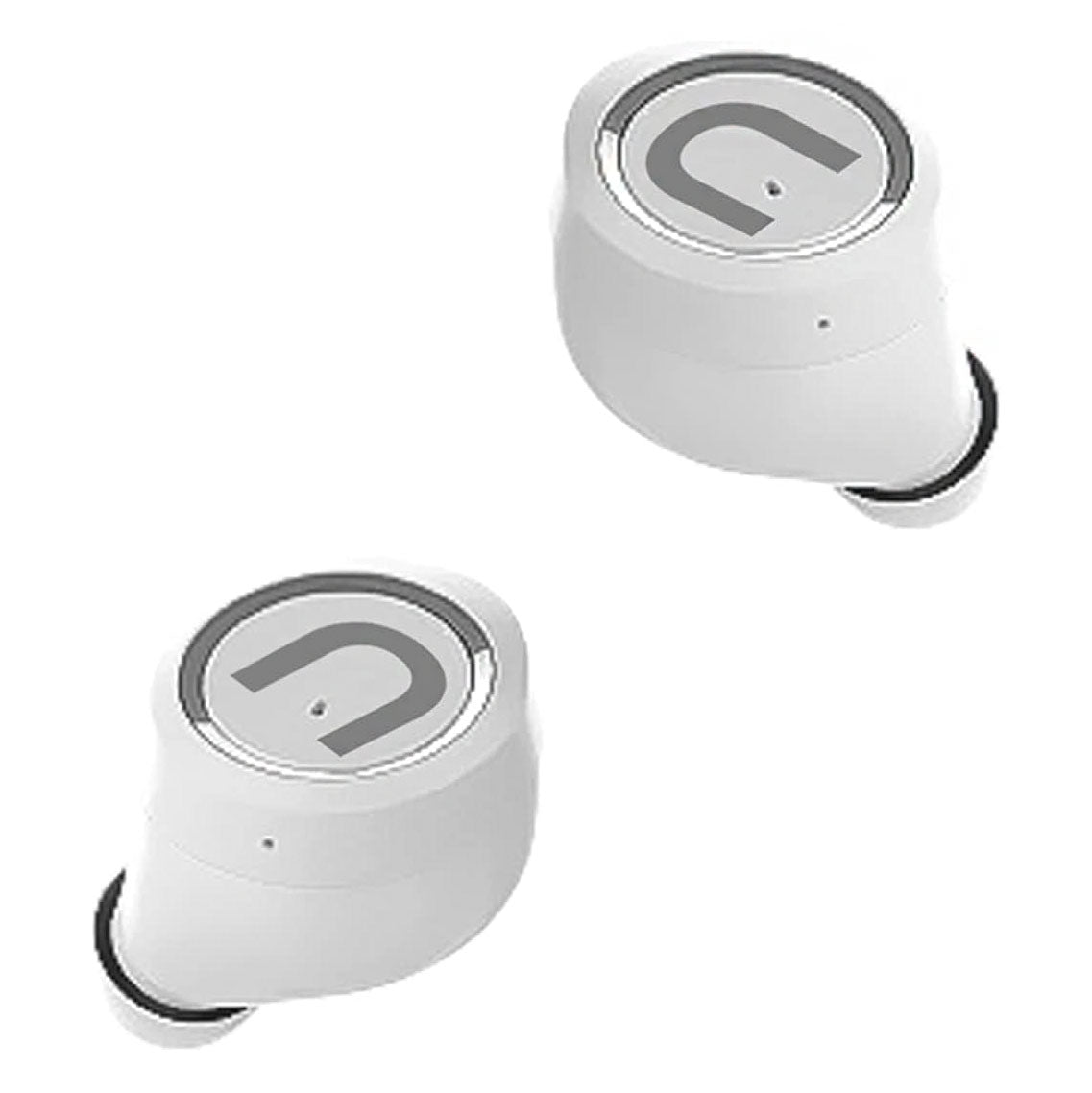 Unosounds Ubuds+ True Wireless Bluetooth 5.0 Earbuds + Improved Data Rate 60 Hours Standby / Hands-Free Calling / Automatic Pairing / Environmental Noise Cancellation - White