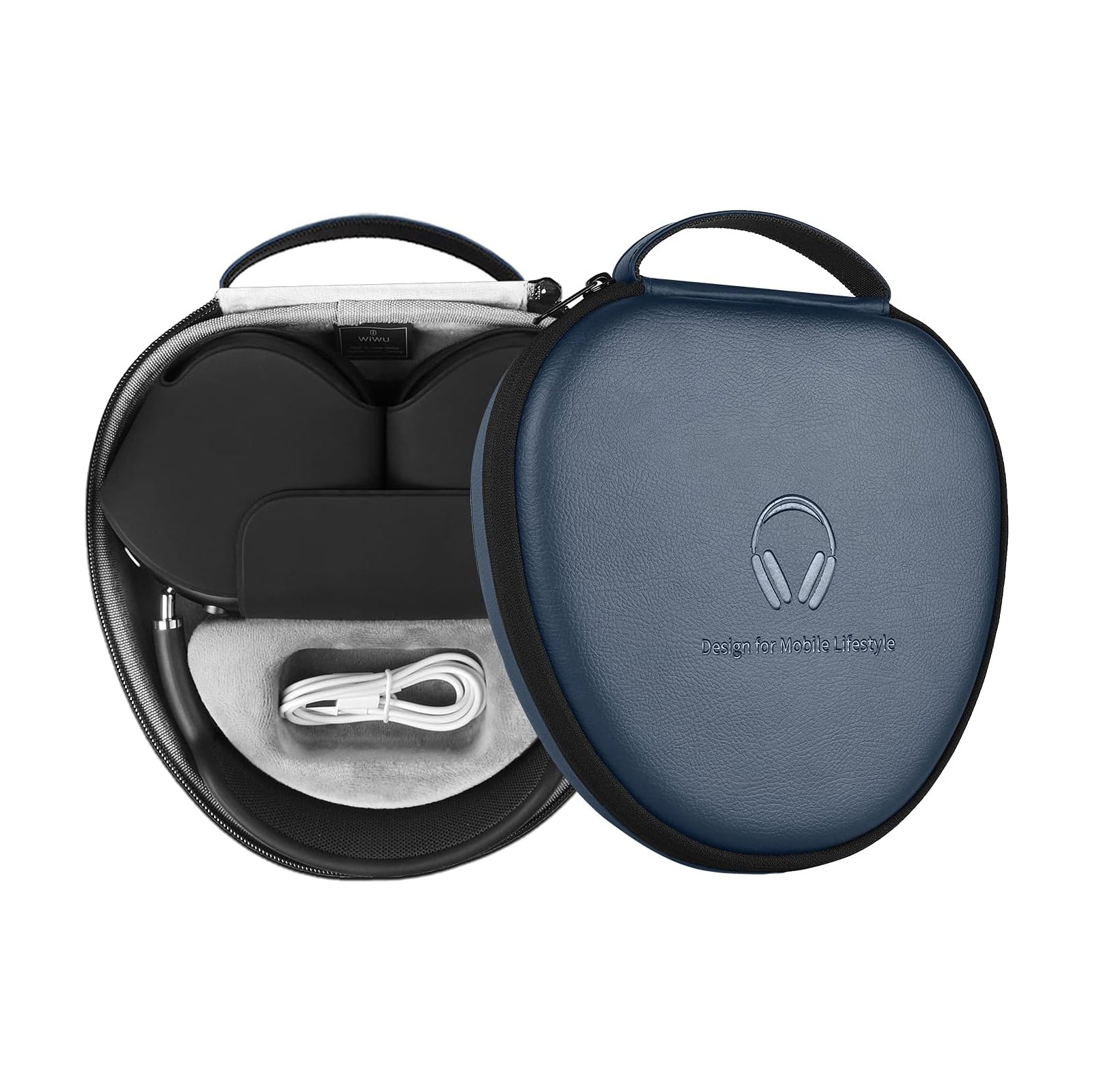 WIWU Ultra Thin Smart Travel Carrying Case For Airpods Max