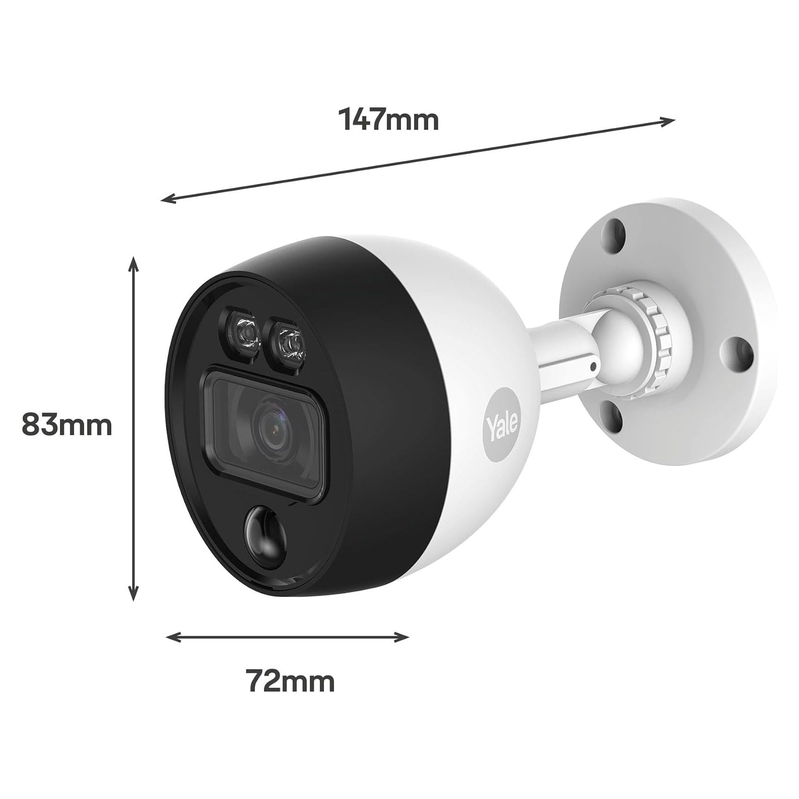 Yale Smart Motion CCTV Kit | 4x 1080p Outdoor Cameras, 8-Channel XVR (1TB), Human & Vehicle Detection, Night Vision, Alexa & Google Assistant Compatible, App-Controlled Security System