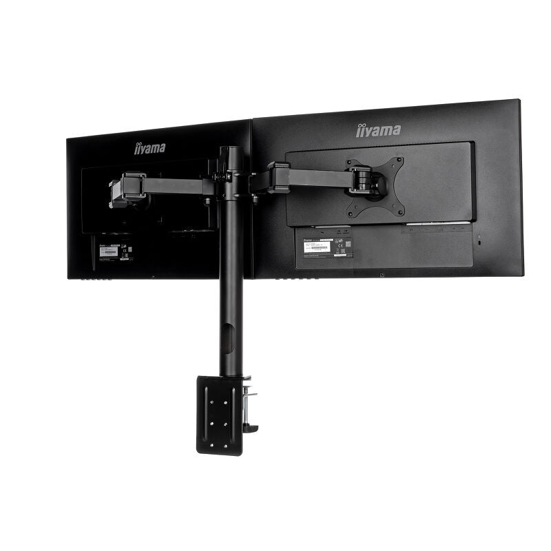 iiyama DS1002C-B1 Dual Screen Desk Mounting Arm - Black