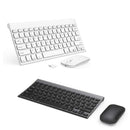Seenda WGJP-031 Small Wireless Keyboard and Mouse, Ultra Compact Rechargeable USB Keyboard and Mouse Combo with Portable Size Low Profile Keys for Windows XP/7/8/10/11 Laptop Computer
