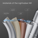 2-in-1 RGB Lightsaber 7 Color USB Rechargeable Silver Metal Handle Sword (2 Pack)