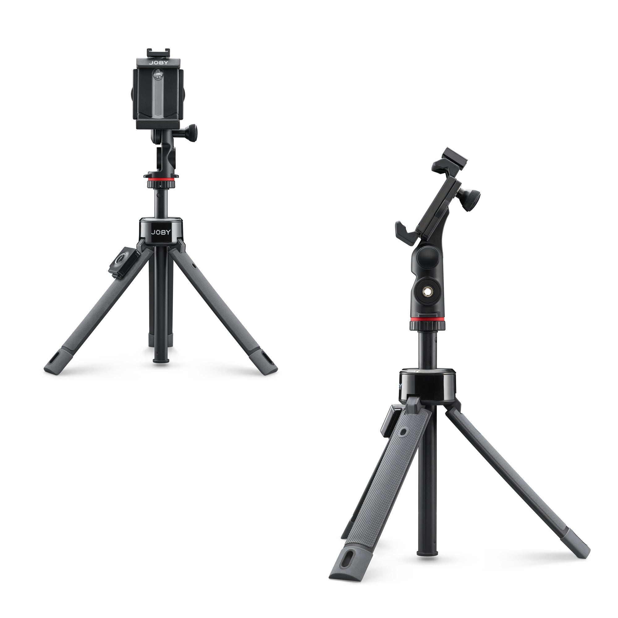 Joby GripTight Pro TelePod JB01534-BWW, Tripod for Smartphones/Action Camera/Camera, Bluetooth Remote, Monopod, Selfie Stick, Vlogging Tripod with Ballhead/Clamp, 1kg Load, 1/4” attach, 360°