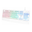 ADX ADXCOM3W25 Firebundle Gaming Keyboard & Mouse Set - White
