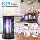 AICase Portable USB Electronic Rechargeable Mosquito Killer Lamp/Bug Zapper for Summer Trip,Outdoor Camping, Patio, Home and Garden, Trap Indoor, Moth Trap/Bug Killer/Mosquito Killer Light(Black)