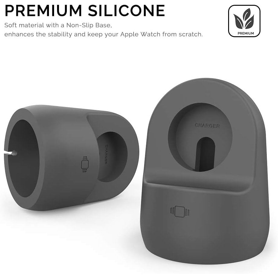 Ahastyle Apple Watch Stand Silicone Charging Dock Holder