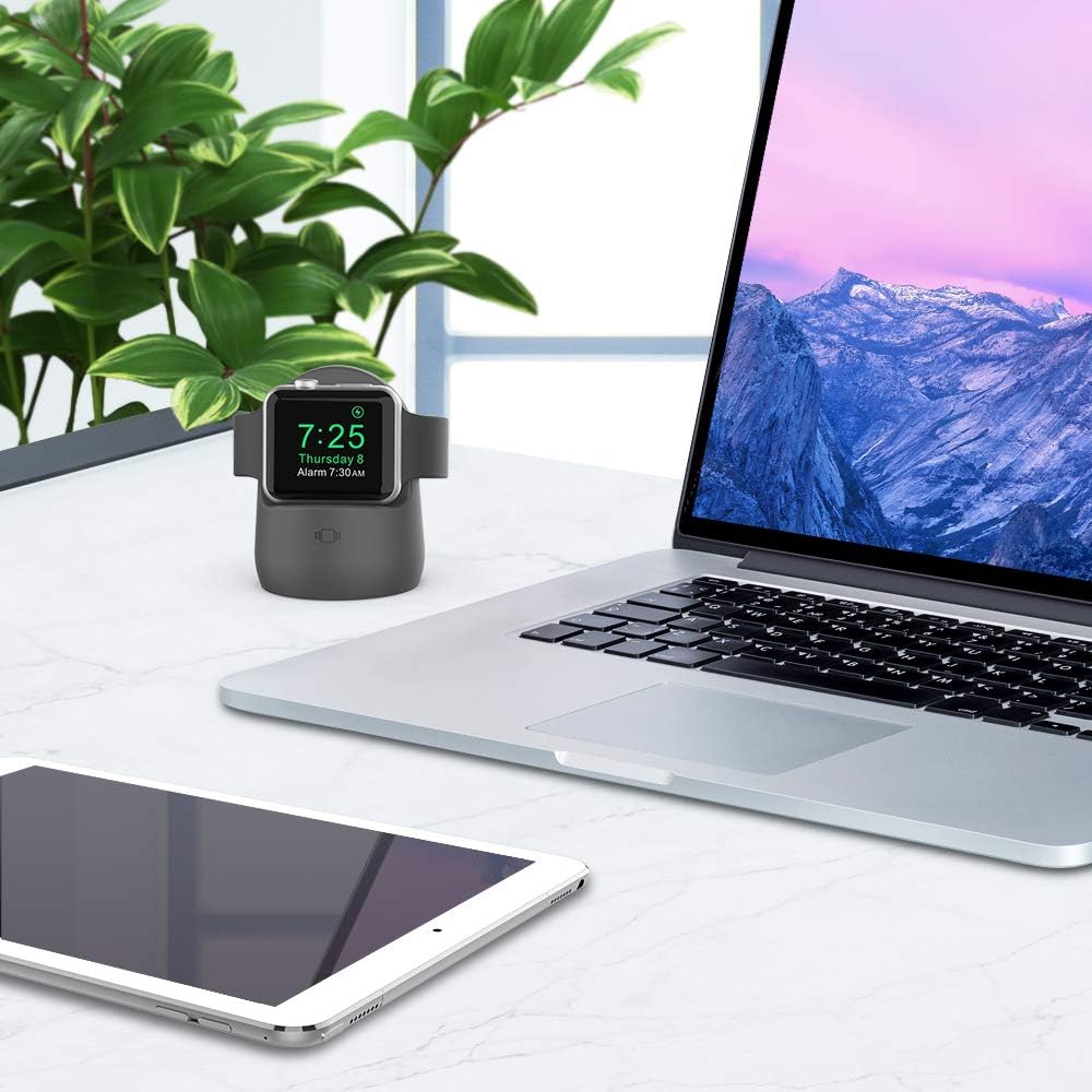 Ahastyle Apple Watch Stand Silicone Charging Dock Holder