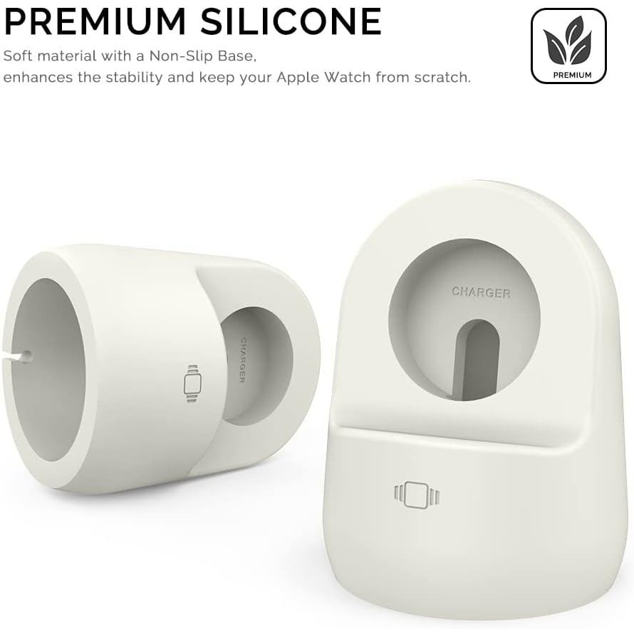 Ahastyle Apple Watch Stand Silicone Charging Dock Holder