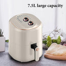 Air Fryer Multifunctional Oil Free 7.5 Liter Non Stick 1400 Watt (Black)