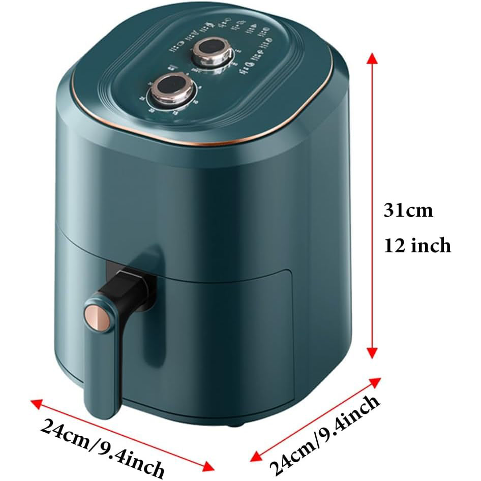 Air Fryer Multifunctional Oil Free 7.5 Liter Non Stick 1400 Watt (Black)