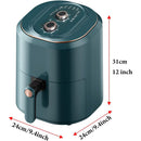 Air Fryer Multifunctional Oil Free 7.5 Liter Non Stick 1400 Watt (Black)