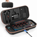 Auarte [Charge inside Carrying Case for Switch 2/OLED/Switch 1-Carbon Black