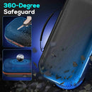 Auarte [Charge inside Carrying Case for Switch 2/OLED/Switch 1-Carbon Black