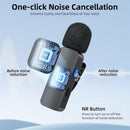 BOYA BY-V1 Wireless Microphone | 328ft Range | 9H Battery Life | Noise Reduction | Clip-On Mini Lavalier Mic with Certified Connector for Video Recording & Live Streaming
