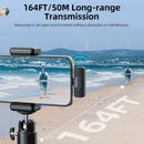 BOYA BY-V1 Wireless Microphone | 328ft Range | 9H Battery Life | Noise Reduction | Clip-On Mini Lavalier Mic with Certified Connector for Video Recording & Live Streaming