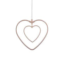B&Q Love Heart LED Pendant Ceiling Light  Matt Pink