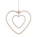 B&Q Love Heart LED Pendant Ceiling Light  Matt Pink