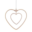 B&Q Love Heart LED Pendant Ceiling Light  Matt Pink