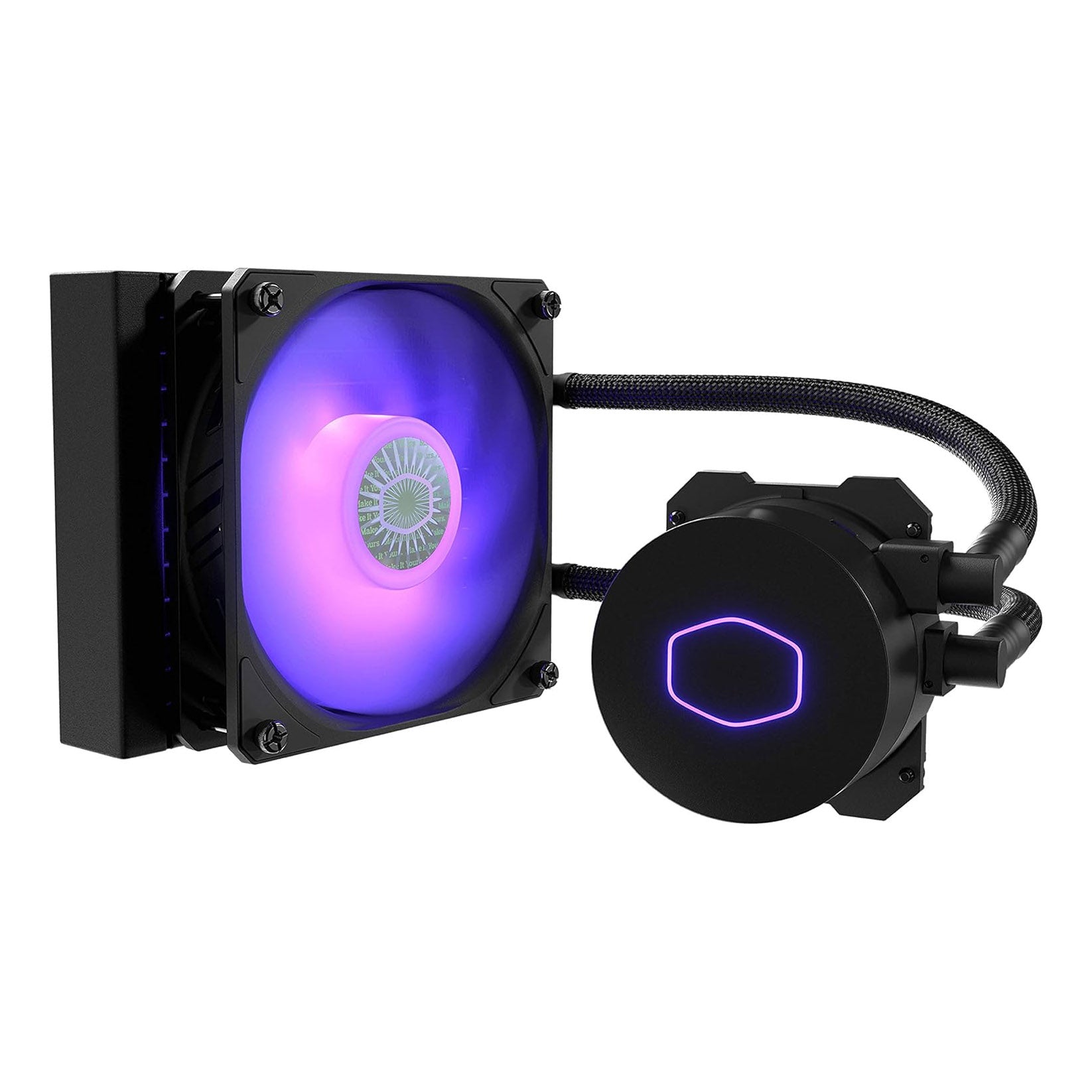 Cooler Master MasterLiquid ML120L V2 RGB CPU Liquid Cooler - Brighter Lighting Effects, 3rd Gen. Pump, Superior Radiator and Advanced 120 mm SickleFlow Fan