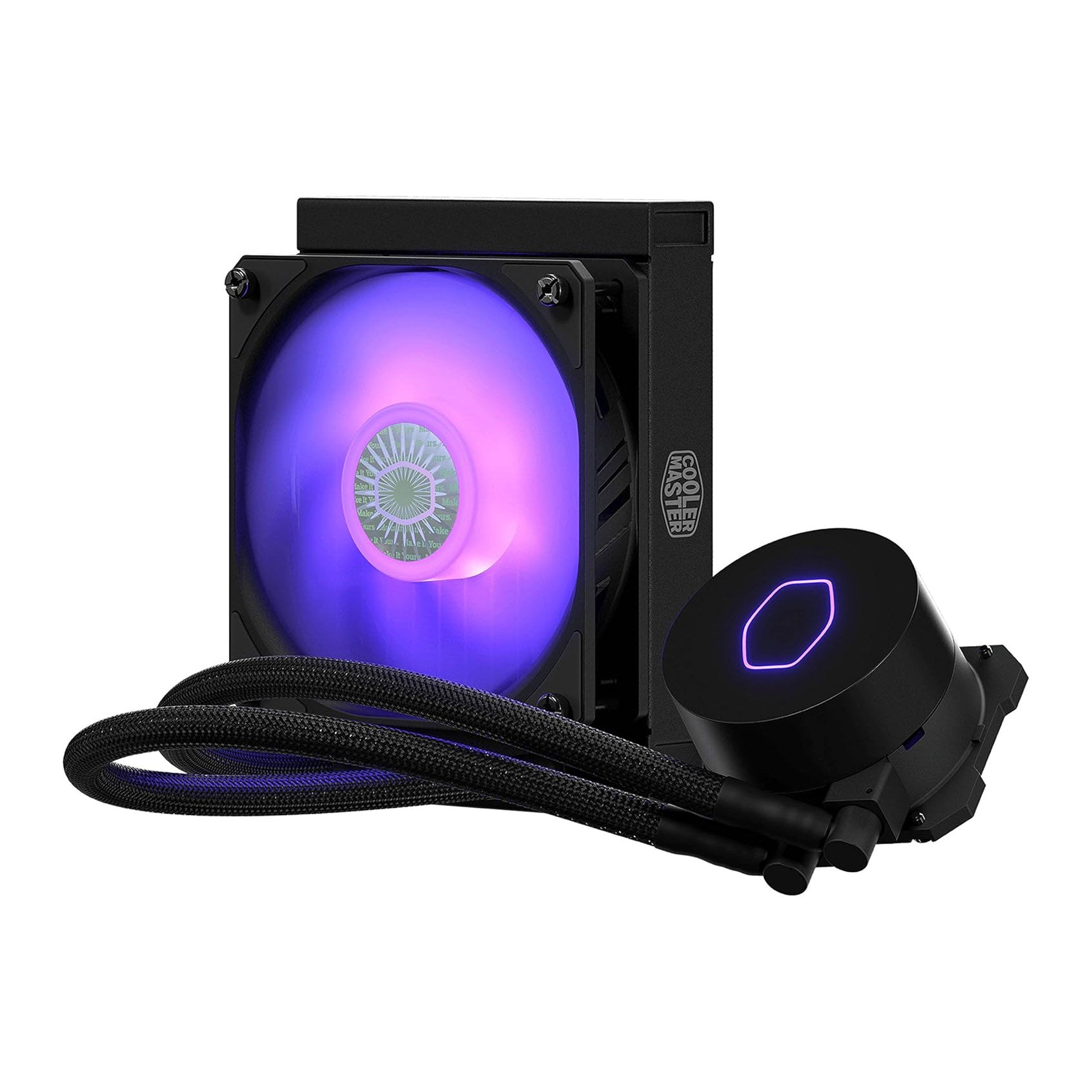 Cooler Master MasterLiquid ML120L V2 RGB CPU Liquid Cooler - Brighter Lighting Effects, 3rd Gen. Pump, Superior Radiator and Advanced 120 mm SickleFlow Fan