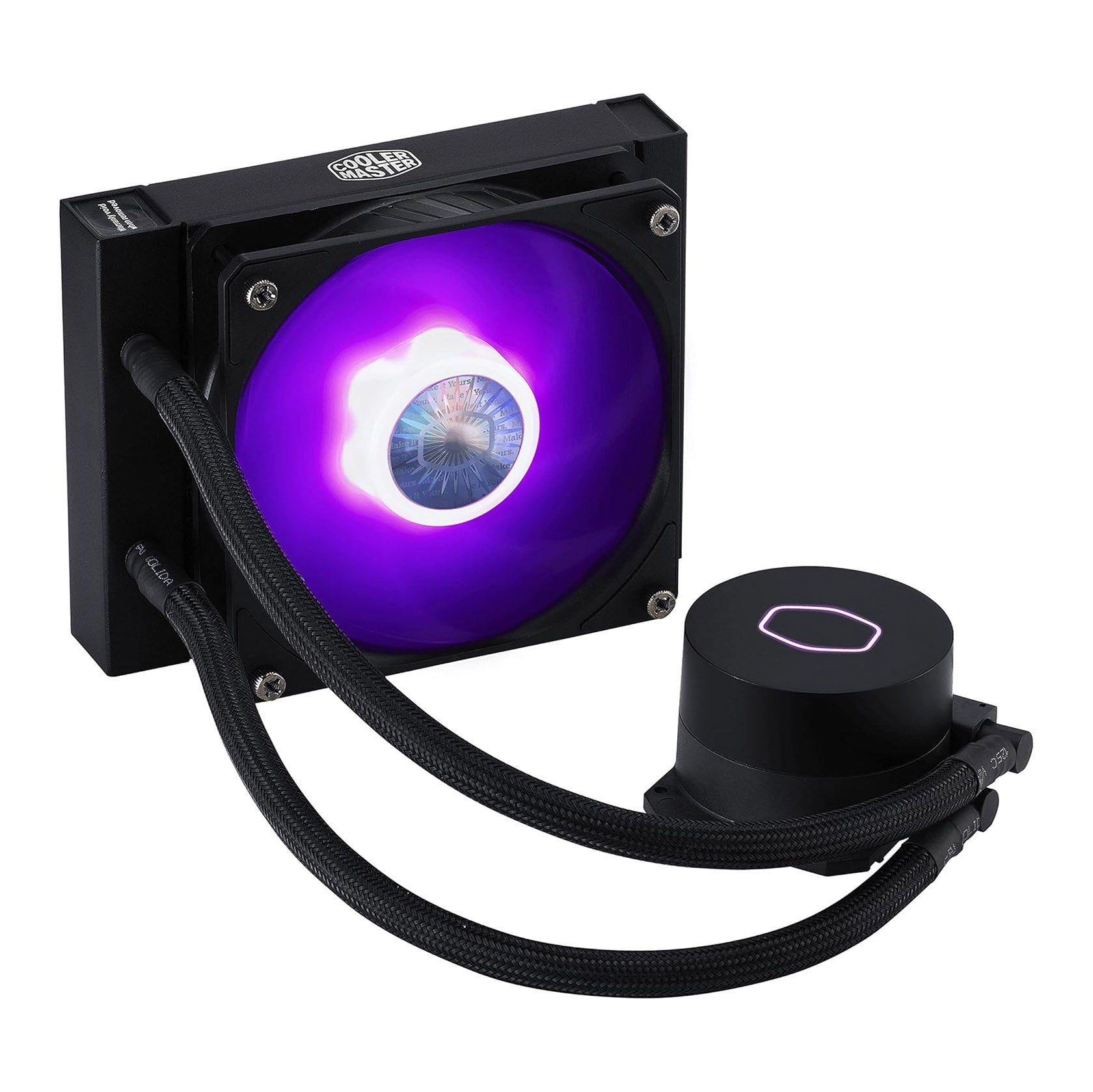 Cooler Master MasterLiquid ML120L V2 RGB CPU Liquid Cooler - Brighter Lighting Effects, 3rd Gen. Pump, Superior Radiator and Advanced 120 mm SickleFlow Fan