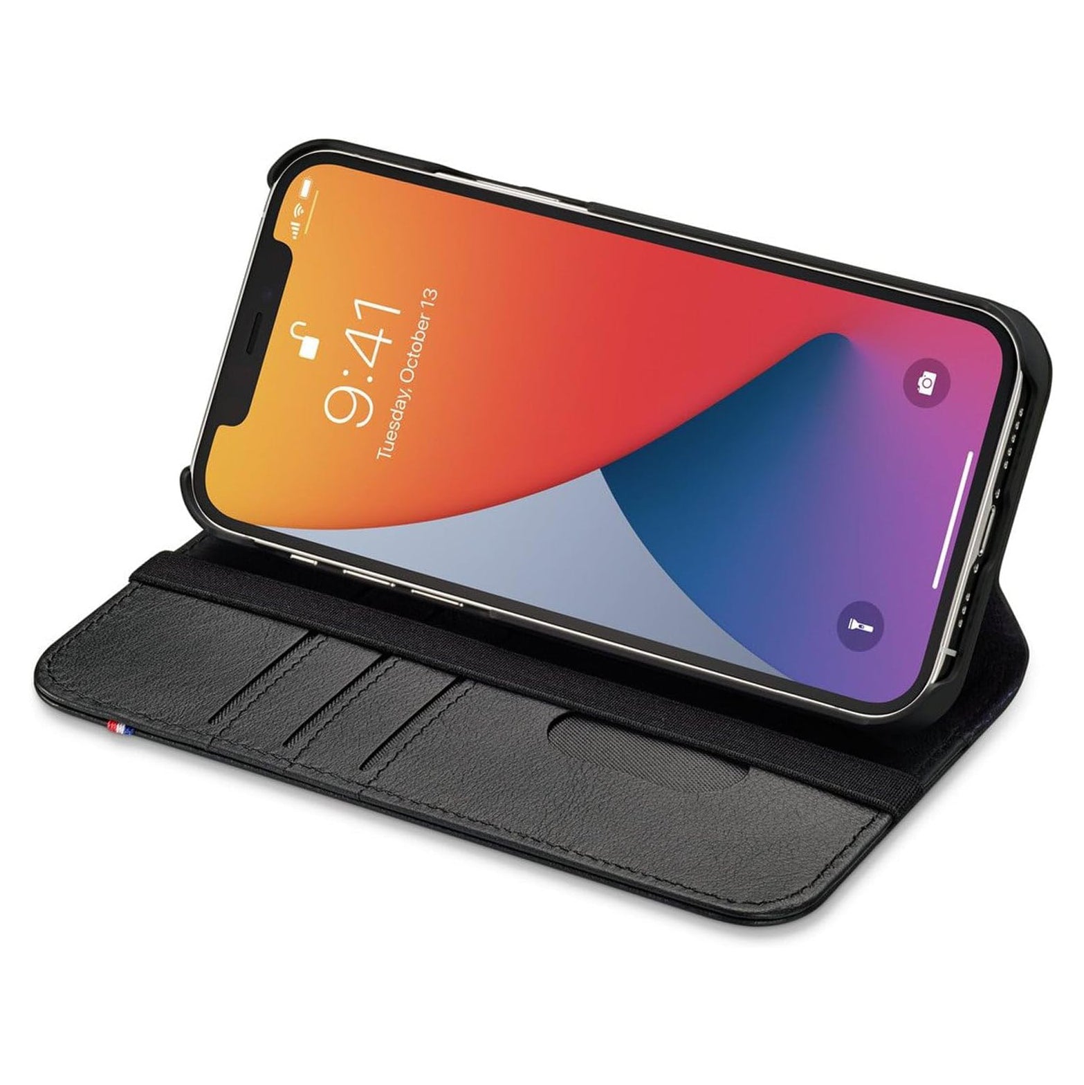 DECODED iP 13 Mini Wallet Phone Case with Card Holder - Flip Cover European Leather