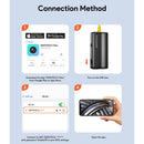 DEPSTECH Dual Lens Wireless Endoscope, 1080P Scope Camera with 7 LED Lights, 0.31In Lens Video HD Inspection Camera, Zoom Waterproof Borescope Semi-Rigid Cable for Android & iOS Phone or Tablet-16.5FT