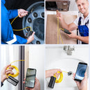 DEPSTECH Dual Lens Wireless Endoscope, 1080P Scope Camera with 7 LED Lights, 0.31In Lens Video HD Inspection Camera, Zoom Waterproof Borescope Semi-Rigid Cable for Android & iOS Phone or Tablet-16.5FT