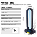 Dailytop 38W UVC Sanitizer — Hospital-Grade Home & Office Disinfection Lamp, Kills Bed Bugs, Mites & Germs, 3-Speed Timer & Remote Control