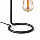 Detroit Style Matt Black Copper Table Lamp
