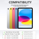 Drivego Detachable Bluetooth Keyboard Cover for iPad A16 11th/10th Genration (2025/2022 11/10.9 Inch)