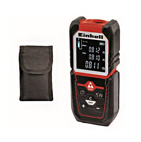 Einhell TC-LD 25 Digital Distance Laser Measure Meter | Tool For Measurement Of Lengths (50m), Areas and Volumes