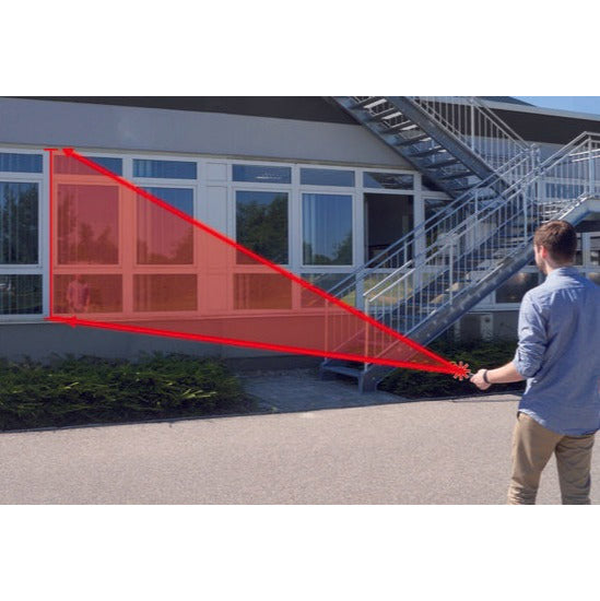 Einhell TC-LD 25 Digital Distance Laser Measure Meter | Tool For Measurement Of Lengths (50m), Areas and Volumes