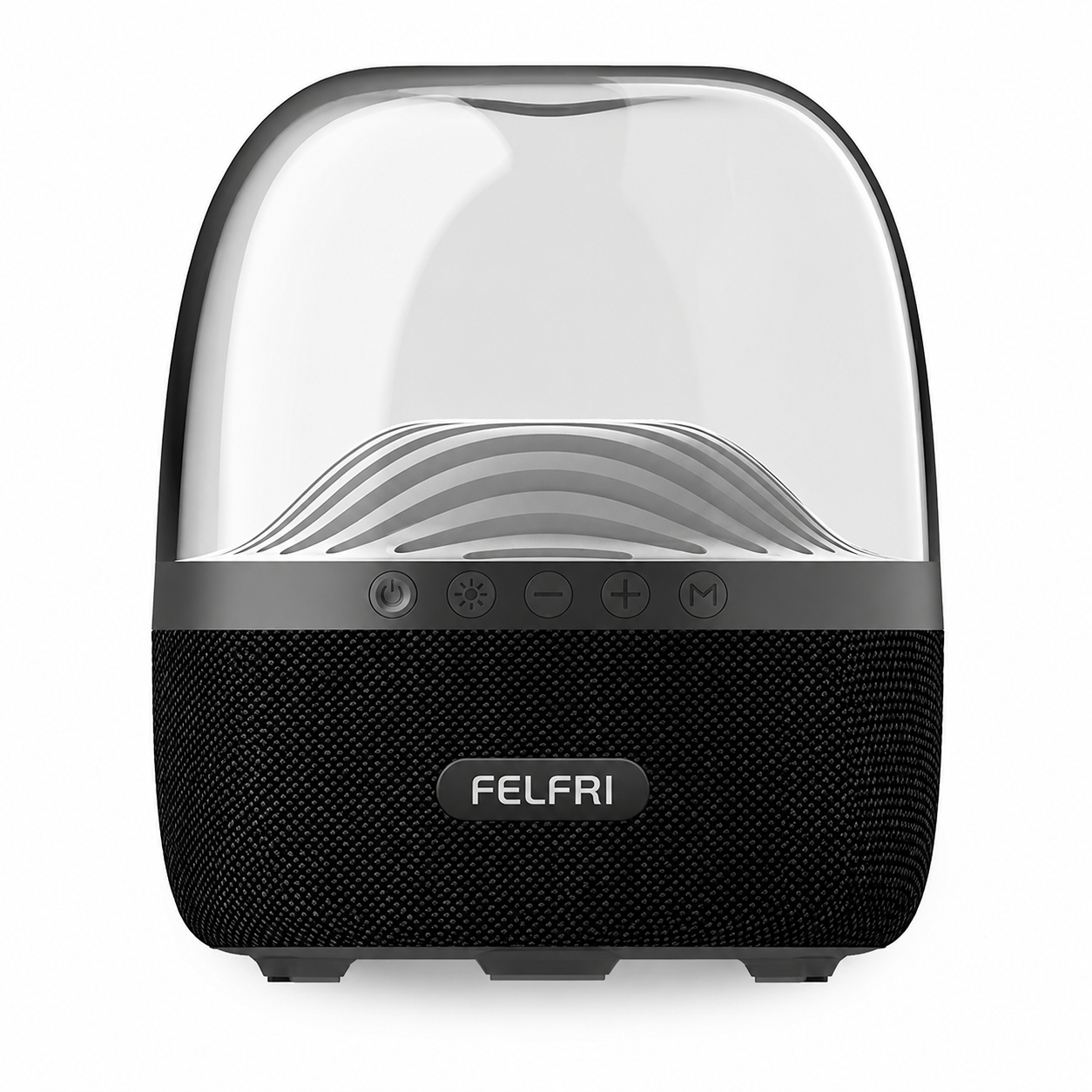 Felfri Portable Bluetooth speaker Three Color LED Auto changing TWS stereo pairing night light