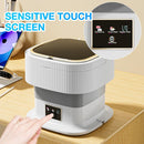 Frontage Smart Portable Mini Washing Machine, 11.5L Top Load, Silver, Efficient, For Travel, Camping, Apartments