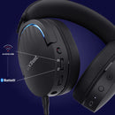 GXTrust Fayzo Wireless Bluetooth Gaming Headset + 2.4 GHz, 7.1 Surround Sound, 22 Hour Battery, 50 mm Drivers, Noise Cancelling Microphone, RGB Over-Ear PC PS5 PS4 Switch