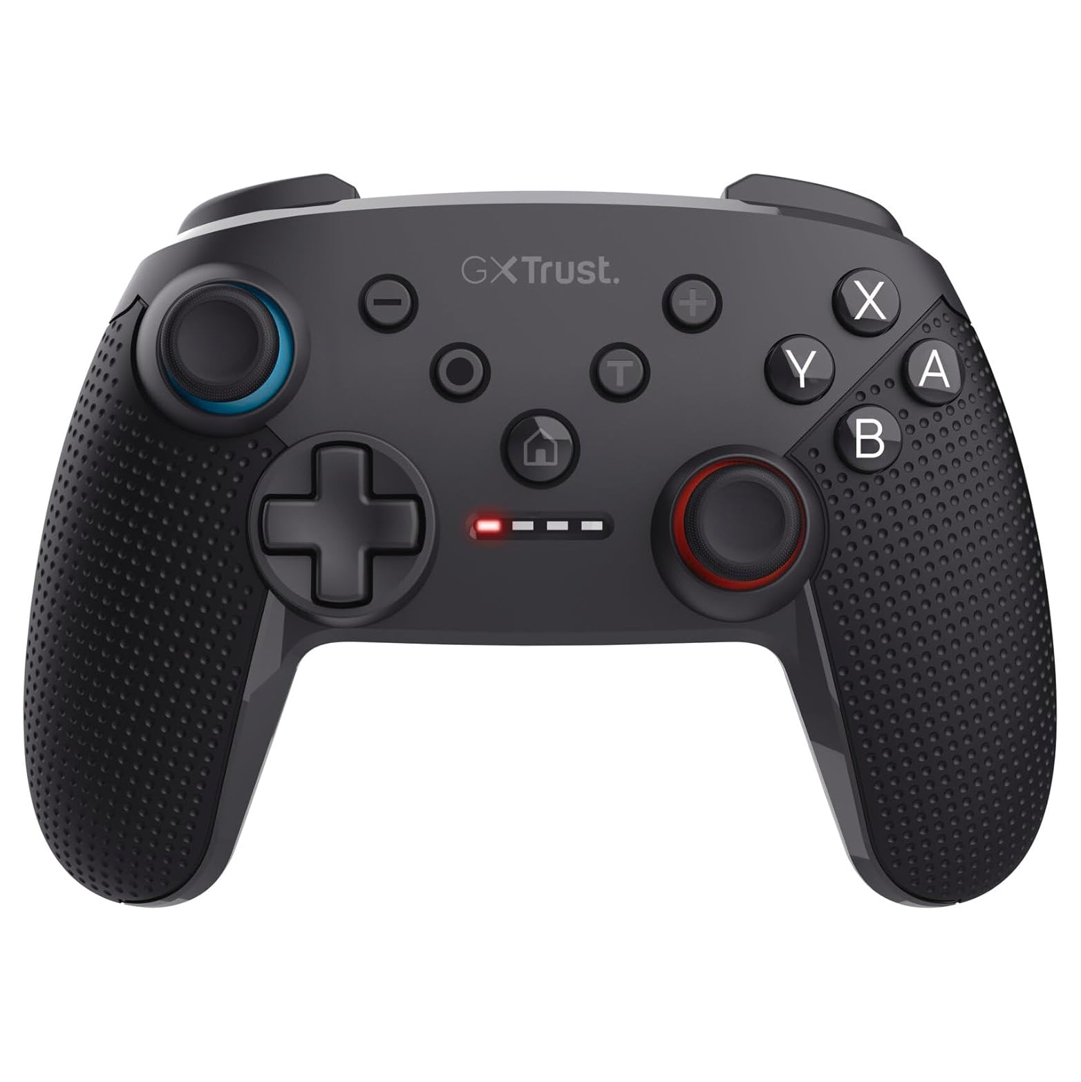 GXTrust Muta Nintendo Switch Controller Wireless met Bluetooth, Dual Shock Trilling, Motion Control-Sensor, Turbo-Knop, 15h Speeltijd, voor Nintendo Switch, Lite, OLED, Zwart