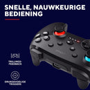 GXTrust Muta Nintendo Switch Controller Wireless met Bluetooth, Dual Shock Trilling, Motion Control-Sensor, Turbo-Knop, 15h Speeltijd, voor Nintendo Switch, Lite, OLED, Zwart